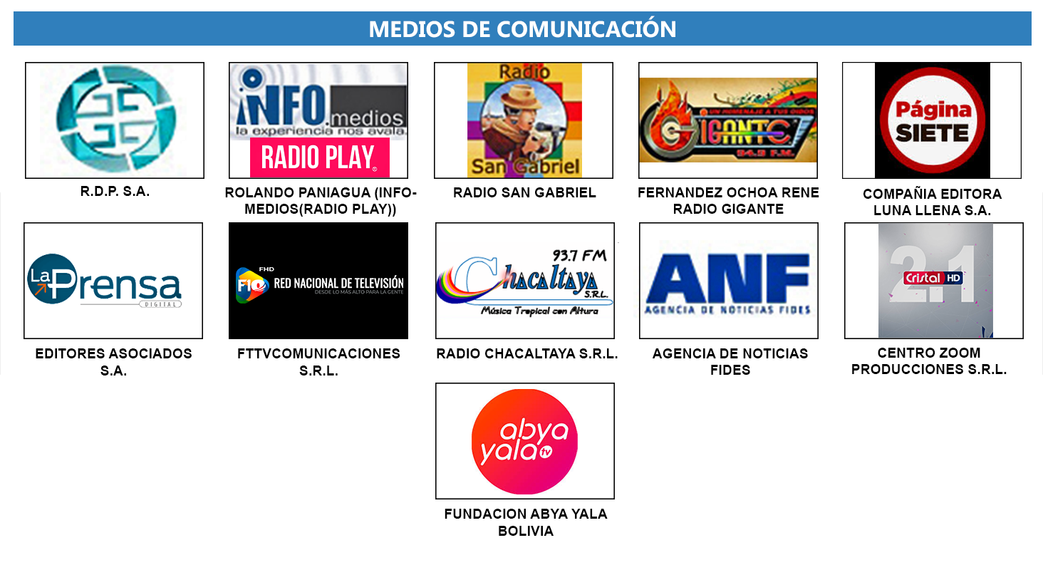MEDIOS COMUNICACION
