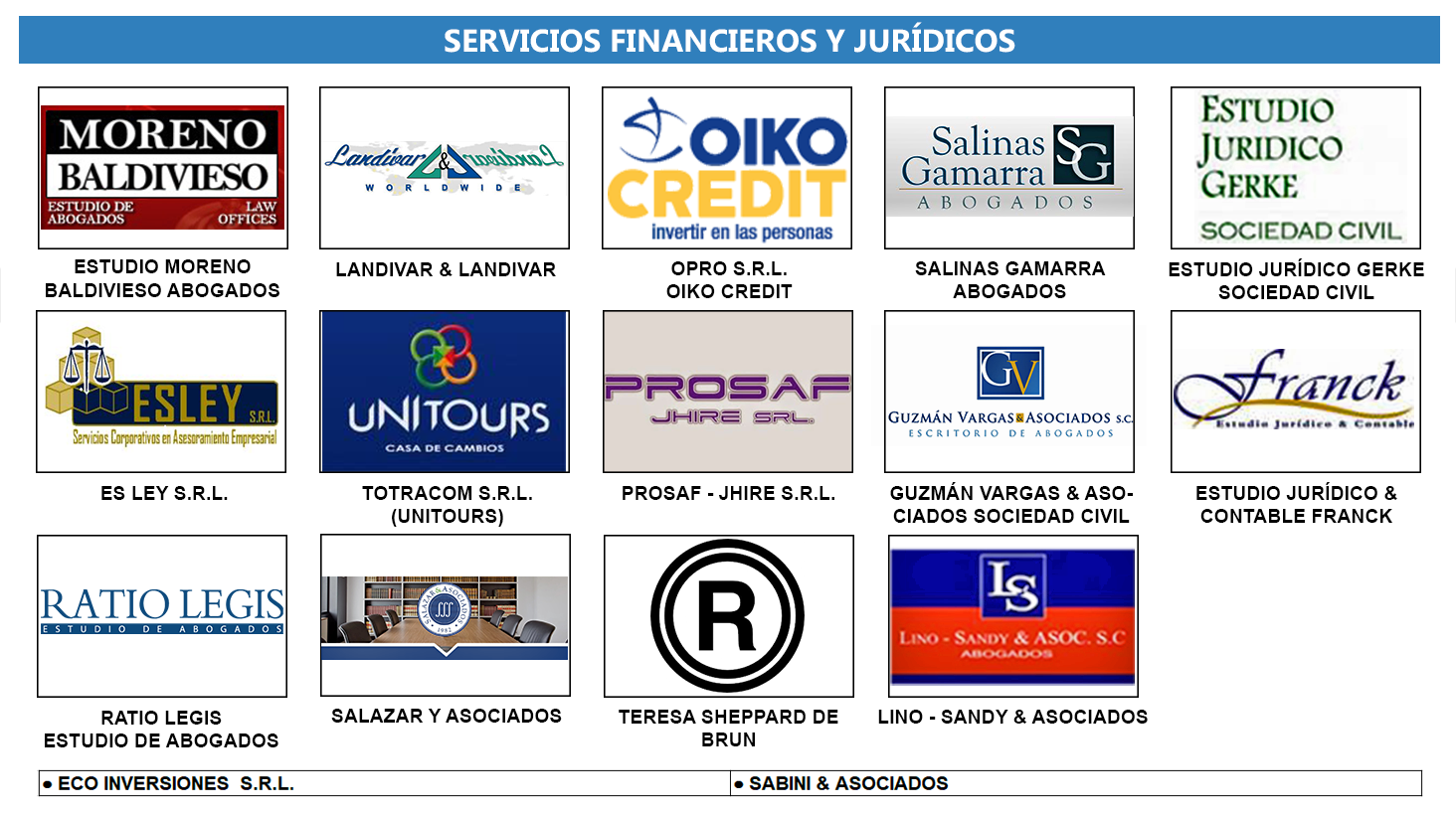 SERVICIOS FINANCIEROS JURIDICOS